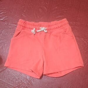 Coral Drawstring Shorts